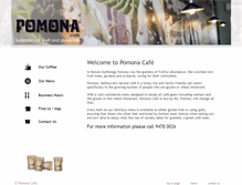 Tablet Screenshot of pomonacafe.com.au